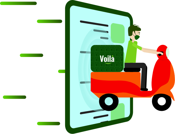 Voilà Home Delivery System for Restaurants and Hotels
