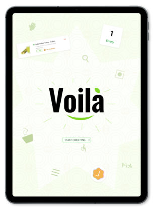 Voilà Digital Menu and QR Scan System for Restaurants and Hotels
